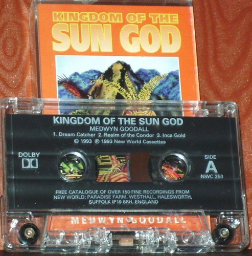 MEDWYN GOODALL KINGDOM OF THE SUN GOD CASSETTE ALBUM NEW AGE NEW WORLD AMBIENT - Picture 2 of 6