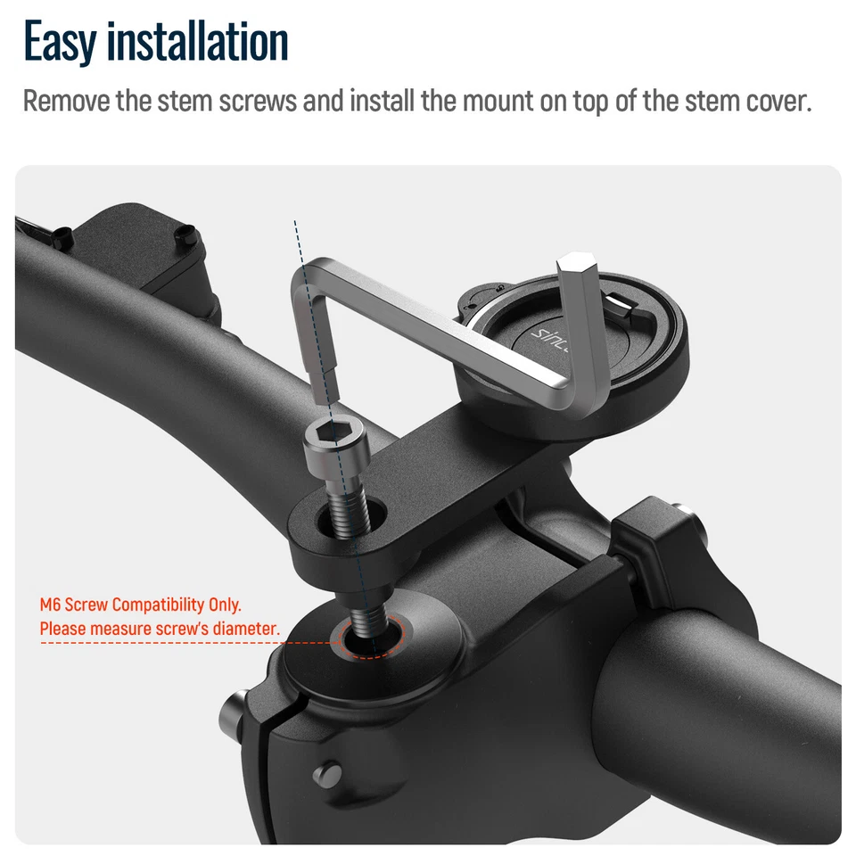 Bike Phone Holder,Quick Release/Lock MTB/Bicycle Stem Cell Mount【Series C-Gen1】 - Image 2 of 4