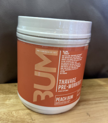 Raw X Bum Thavage Pre-Workout Peach Bum