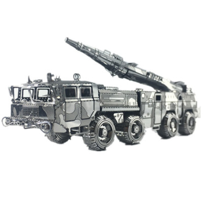 3D Metal Model Model Missile Carrier Puzzle DIY Assembly Jigsaw Adult Child Toy