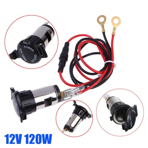 2x Car Power Socket Cigarette Lighter Plug Outlet Lighter Socket Plug Accessory - Picture 2 of 14