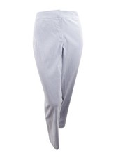 Nine West Women's Plus Size Mini Stripe Pants