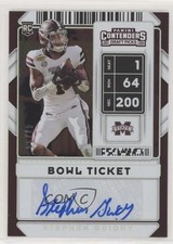 2020 Contenders Draft Picks College Bowl Ticket 37/99 Stephen Guidry Auto 0a3