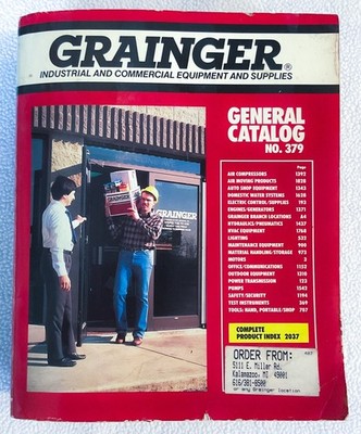 Vintage 1991 W. W. Grainger General Catalog 379 Industrial Commercial Equipment