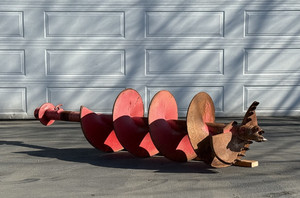 Terex 24" Digger Bullet Tooth Rock Auger w/ 2-5/8" Hex | 65374809 | 65355916