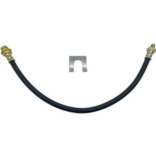 18 Inch Premium Universal Brake Hose Flexible Rubber Brake Line, 3/8" - 1 PCS