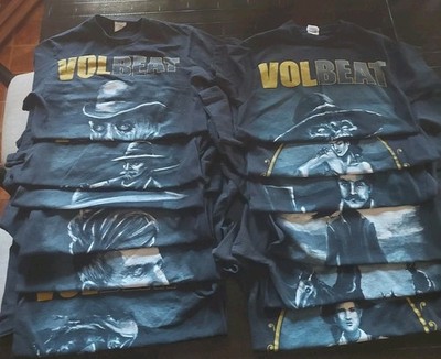 Volbeat Outlaw Gentlemen And Shady Ladies Lot Of 13 Fan Club Exclusive T-shirts