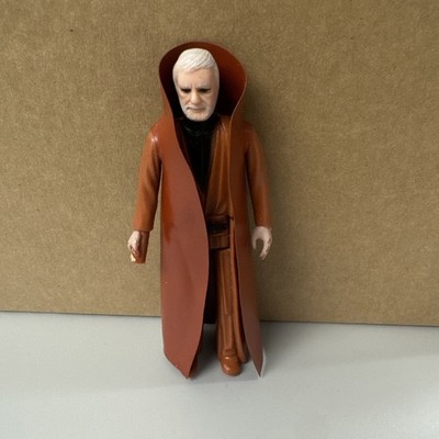 Vintage 1977 Star Wars Kenner OBI-WAN BEN KENOBI Act Figure W/ Cape NO LIGHTSABER
