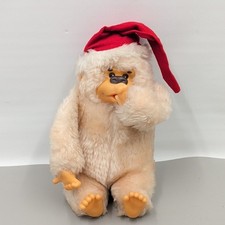 Gonga Merry Christmas Thumb Sucking Ape Gorilla Plush 8" Vintage Russ