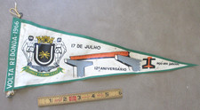 Vintage 1966 Volta Redonda, Brazil Steel City Cidade do Aço Anniversary Pennant
