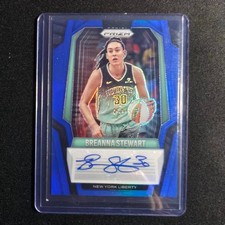 🐙ZG 2025 PANINI WNBA PRIZM AUTO BLUE PRIZM /75 BREANNA STEWART