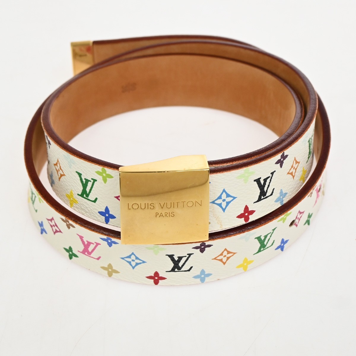 Louis Vuitton Belt Ceinture Carre Louis Vuitton Monogram Ceinture Carre Belt Size 80 | eLADY  main image 4
