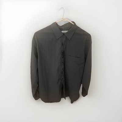 United Arrows Button-Up Shirt Blue Medium Tokyo Long Sleeve Men's