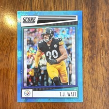 Panini 2022 Score Stars T.J. Watt #216 /399 Pittsburgh Steelers NFL Football