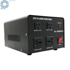 Voltage Converter Transformer 2000W Step Up/Down 110V-120V / 220V-240V