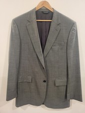 Jos A Bank Blazer Mens 42L Gray Wool 2 Button Sport Coat