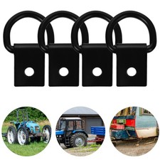 4 PCS Anchors Hooks Trailer D Ring Mounts Rings for Trailers Tie