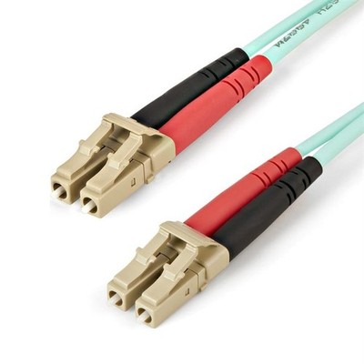 StarTech.com 1 m 3 Fuß LC/UPC-auf-LC/UPC OM4-Multimode-Glasfaserkabel 50/125 m LO