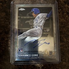 2015 Topps Chrome - Rookie Autographs Terrance Gore #AR-TG (AU, RC)