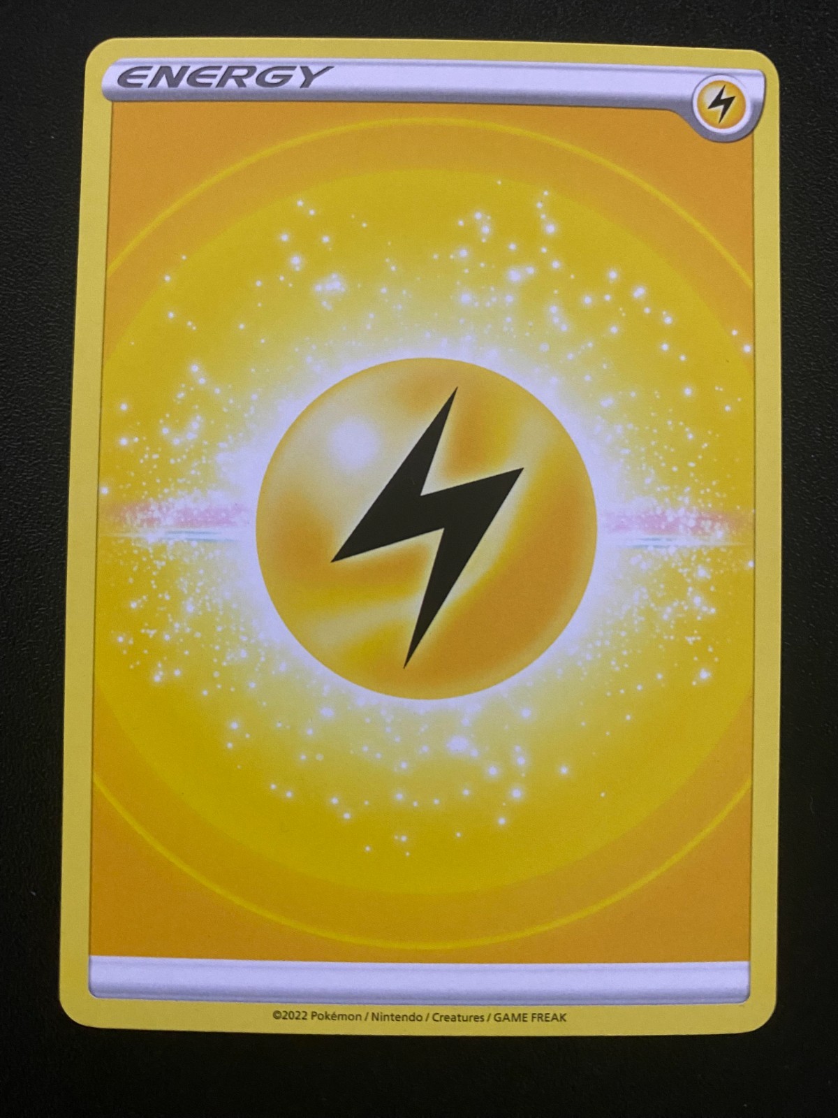 2022 Basic Lightning Energy Pokemon TCG Card