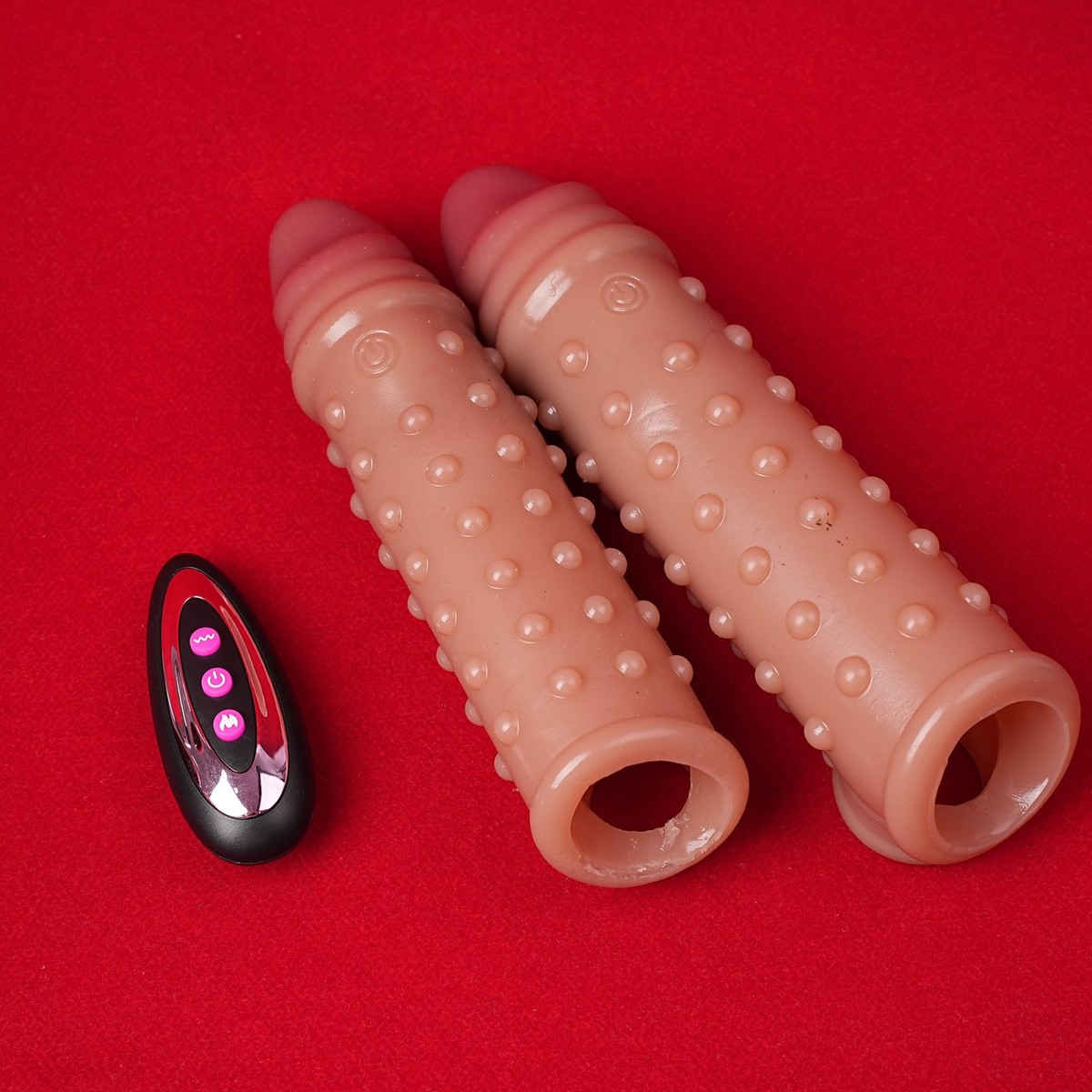 Male Cock Girth Vibrator Extension Sleeve Condom Enlarger Extender Sex Toys  Men