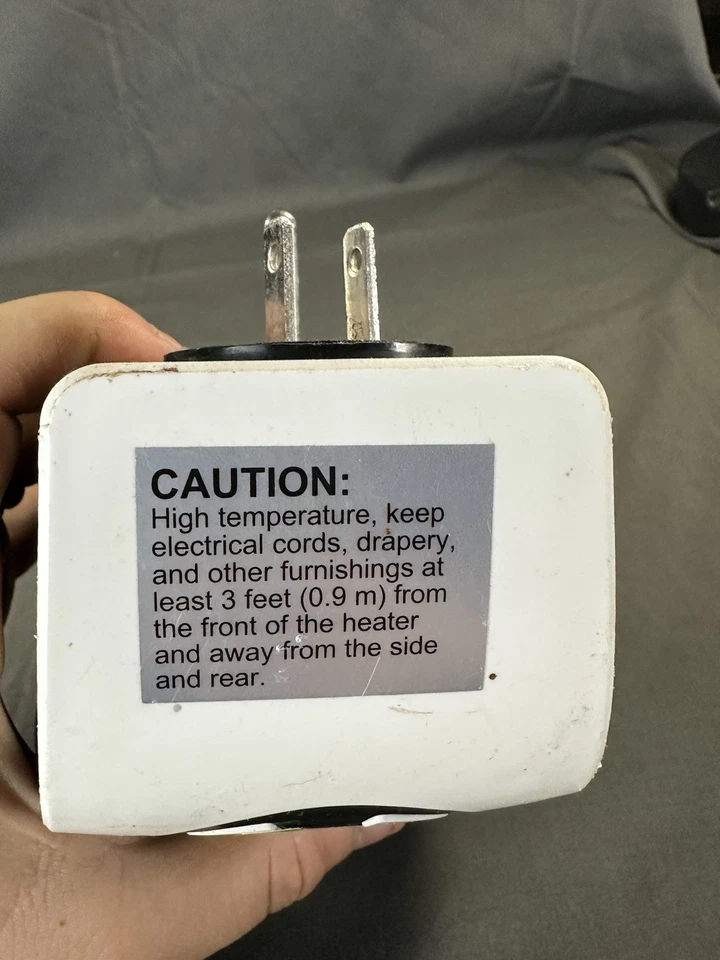 SOLEIL PERSONAL 电动陶瓷加热器(白色)- 便携式 - 350 瓦 — 第 4/4 张图片