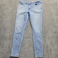 Levi's 711 Jeans Women's Size 31 Blue Mid-Rise Skinny Denim 29" Inseam Stretch