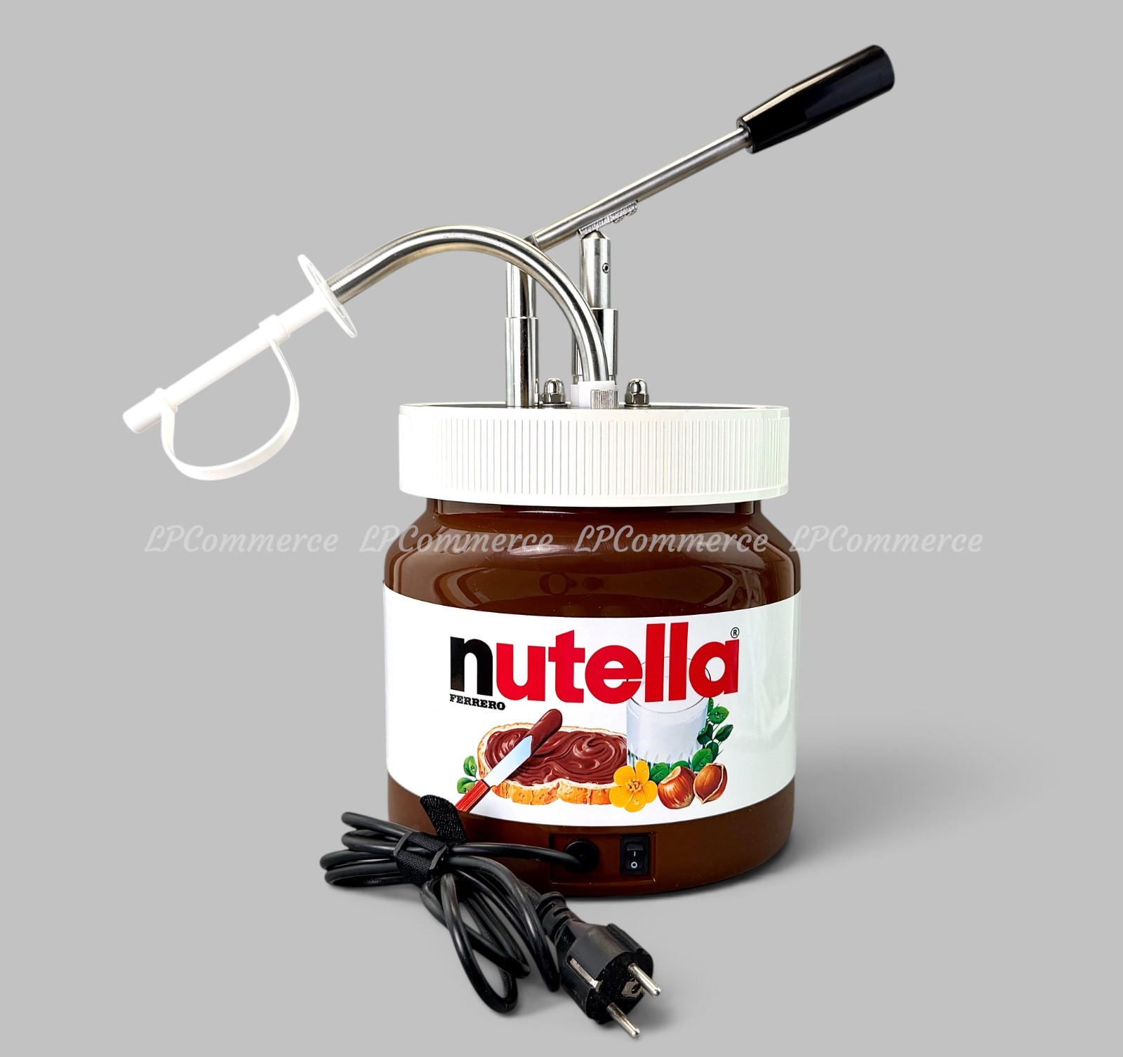 Dispenser Nutella erogatore 3kg termico dosatore barattolo scaldatore cioccolata