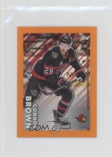 2022 Topps Chrome NHL Sticker Collection Orange Refractor /25 Connor Brown ka7