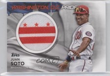 2022 Topps Series 1 City Flag Commemorative Relics Juan Soto #CFP-JS Patch 7uo
