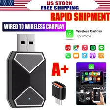 Mini Wireless CarPlay Adapter For Android Auto &Apple USB Car Dongle Connect Box
