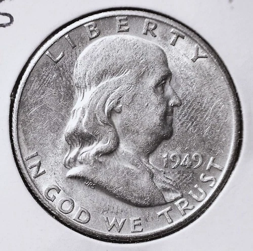 1949-S Franklin Half Dollar,  Ch. AU #3038