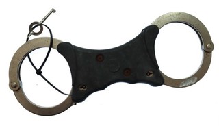 Hiatts Police Rigid Speedcuffs Handcuffs with Key #18