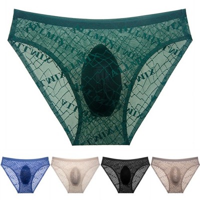 Bequeme Passform Nachtgebrauch Herren Slip Elastisch Stretch Stoff Niedrige Taille Passform