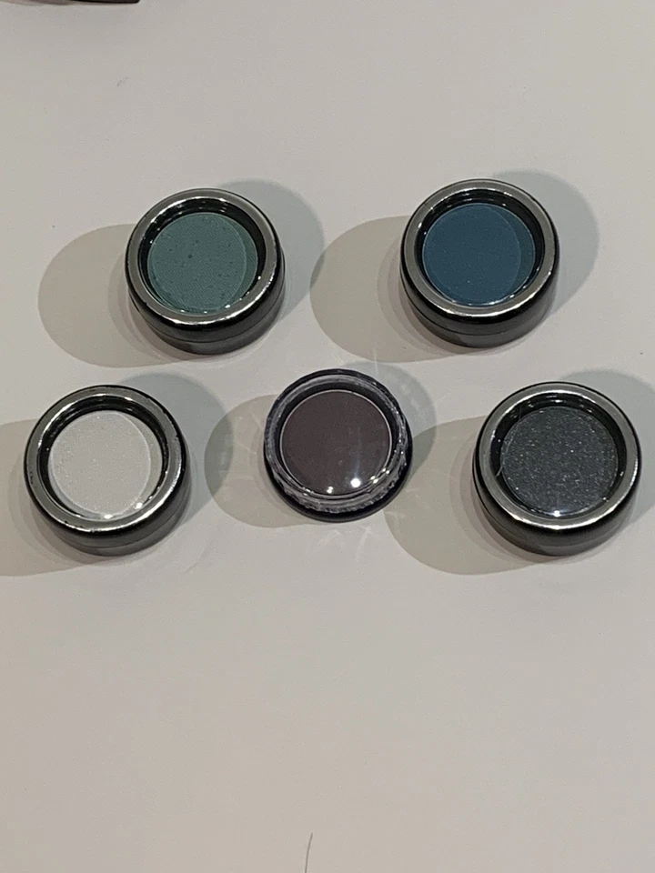 Lot of 5 Eyeshadow Refills Avon Blue Green White Cinnamon Metallic Gray - Image 3 of 4