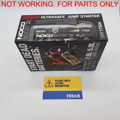NOCO Boost X GBX55: 1750A UltraSafe Jump Starter   12V [GBX55] -NOT WORKING-