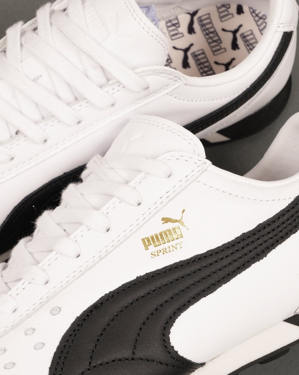 Puma Sprint Trainers White/Black UK