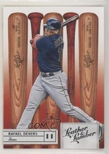 2019 Panini Leather & Lumber Bats Rafael Devers #74 k5q