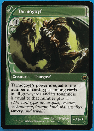 Tarmogoyf Future Sight PLD Green Rare MAGIC GATHERING CARD (ID# 497779) ABUGames - Picture 1 of 2