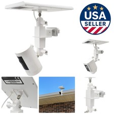2-in-1 Adjustable Gutter Mount for Ring Cameras  Solar Panels - No Drilling