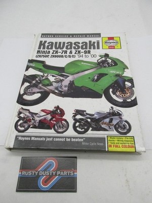 Nページ Haynes Kawasaki 1994-2000 Ninja ZX-7R ZX-9R Service & Repair