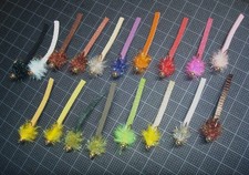 8-piece set of Kirakira Trout Gum, 5 cm, 0.5g, #8, 18 colors, for area and