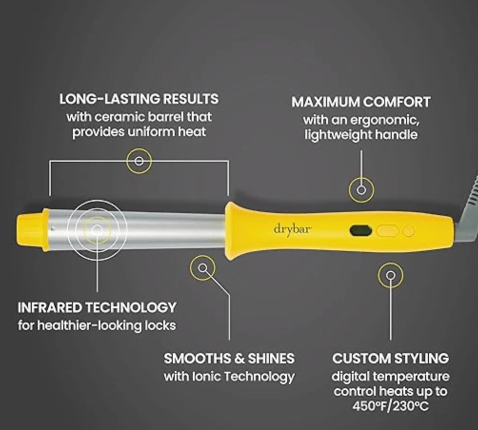 Палочка для завивки и укладки Drybar The Wrap Party — стойкие волны и кудри — НОВАЯ - Изображение 4 из 4