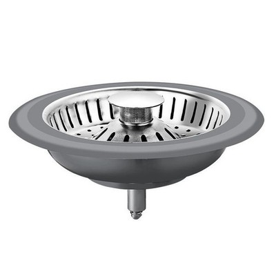 304 Edelstahl Sp��le Filter Abfluss Stopfen mit Easy Press Switch Design
