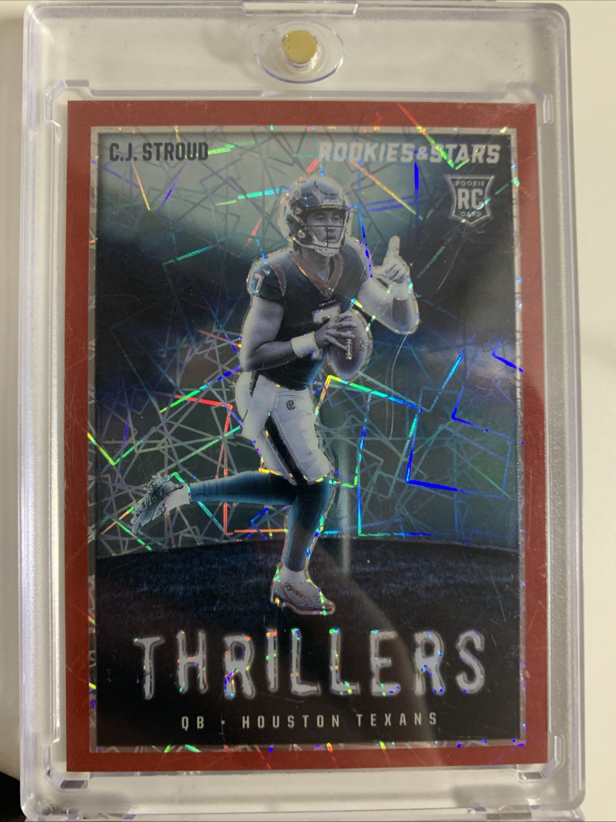 2023 Panini Rookies & Stars - Thrillers C.J. Stroud #TH-12 Longevity Prizm (RC)