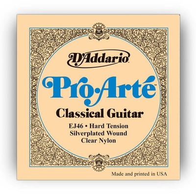 D'Addario EJ46 Pro Arte Silver Plated Clear Nylon Classical Guitar Strings
