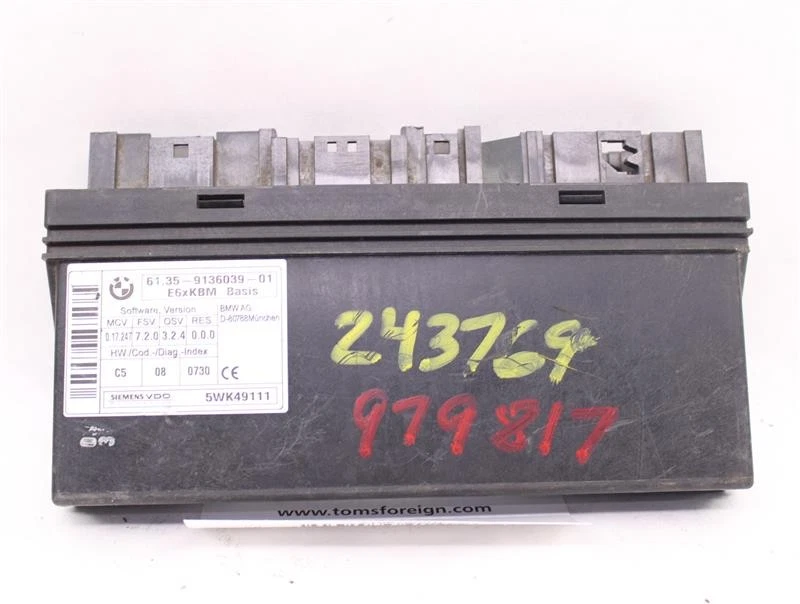 Used Body Control Module fits: 2007 Bmw 525I Body Control BCM main body control - Imagem 2 de 4