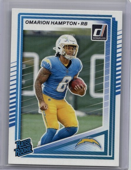 2025 Panini Donruss - Rated Rookie Omarion Hampton #303 (RC)