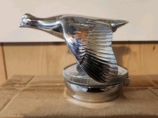 1928-1931 Model A Ford Quail Radiator Cap Ornament With Original Thurmo Glass