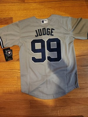 adult size new york yankees #99 aaron judge S-2xl stitched customized nwt. gray